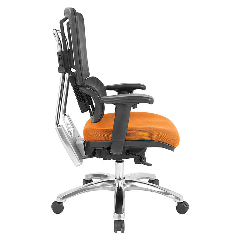 Vertical Black Mesh Back Chair